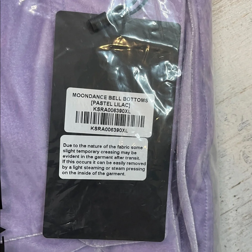 Killstar Pastel Lilac Moondance Bell Bottom Pants Size XL - Picture 8 of 10
